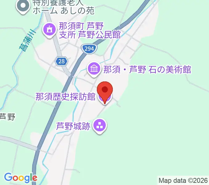 那須歴史探訪館の地図