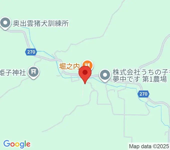 絲原記念館の地図