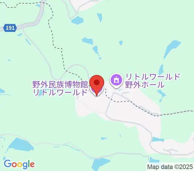 野外民族博物館リトルワールドの地図