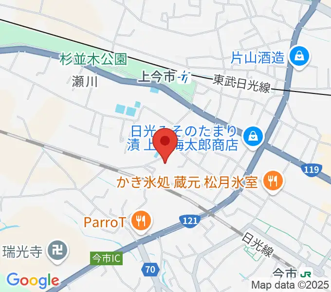 日光市歴史民俗資料館・二宮尊徳記念館の地図