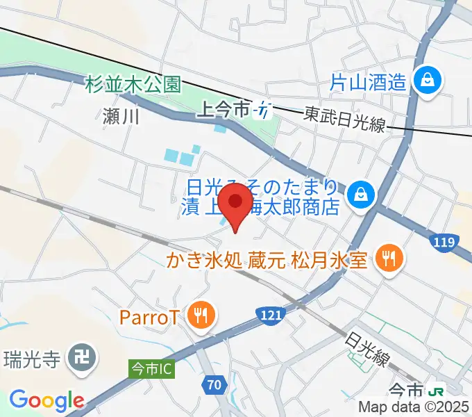 日光市歴史民俗資料館・二宮尊徳記念館の地図