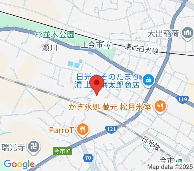 日光市歴史民俗資料館・二宮尊徳記念館の地図