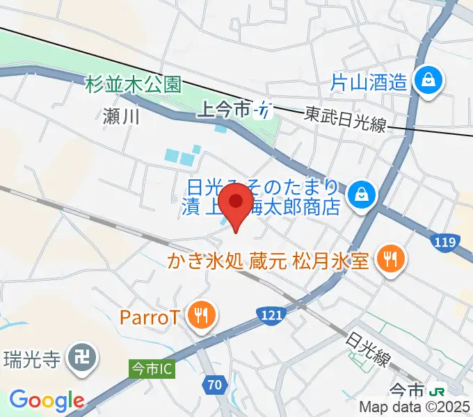 日光市歴史民俗資料館・二宮尊徳記念館の地図