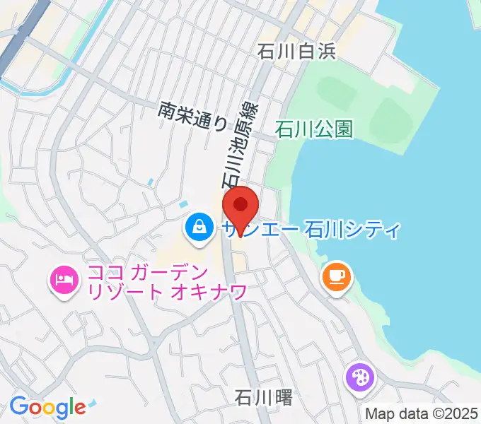 うるま市立石川歴史民俗資料館の地図