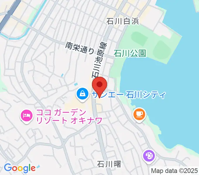 うるま市立石川歴史民俗資料館の地図