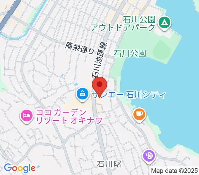 うるま市立石川歴史民俗資料館の地図