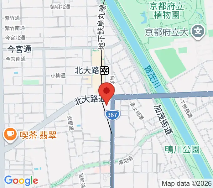 大谷大学博物館の地図