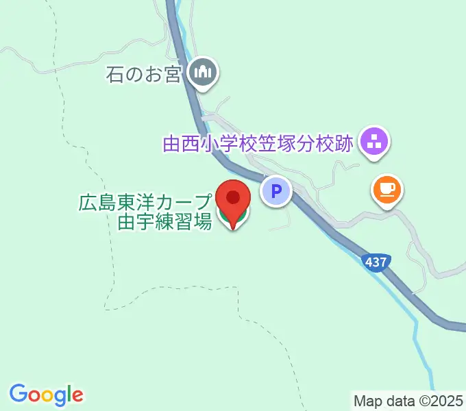 広島東洋カープ由宇練習場の地図