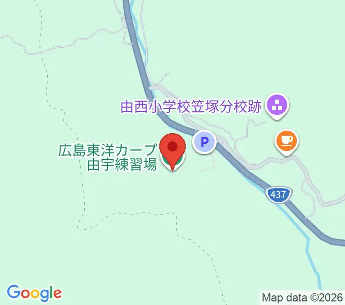 広島東洋カープ由宇練習場の地図