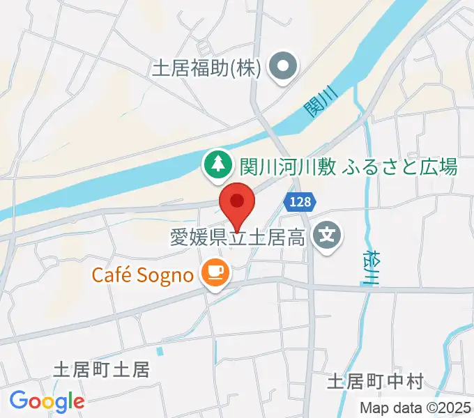 アリーナ土居の地図