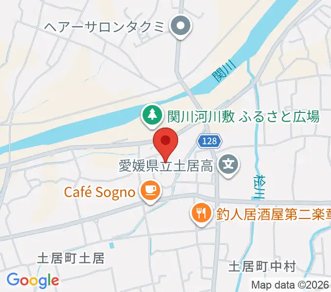 アリーナ土居の地図
