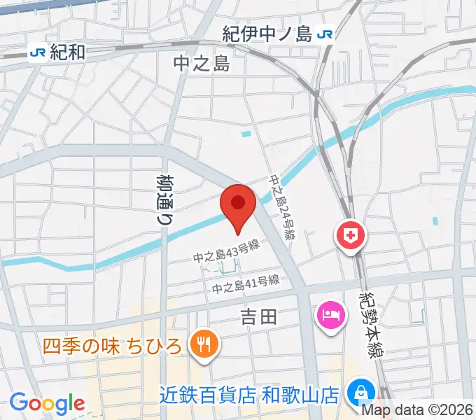 こうふくホーム 和歌山アリーナの地図
