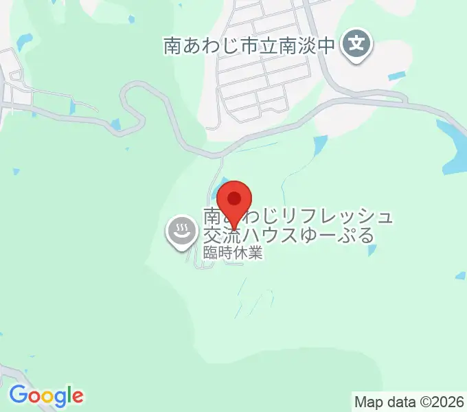 南あわじ市文化体育館の地図