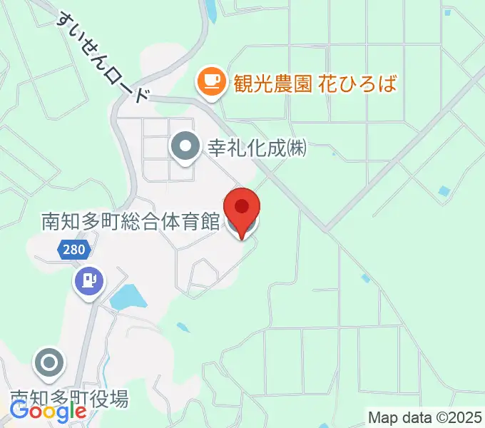 南知多町総合体育館の地図