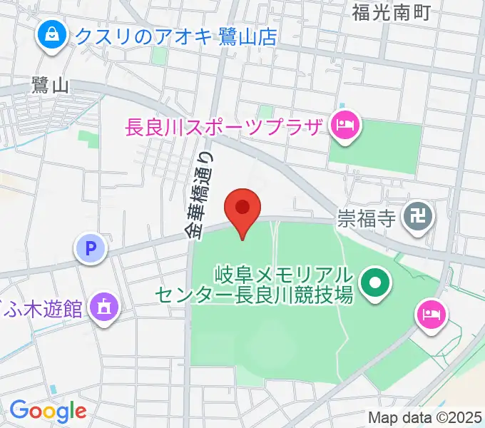 岐阜メモリアルセンターふれ愛ドームの地図