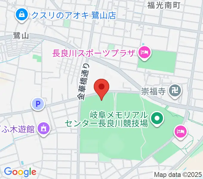 岐阜メモリアルセンターふれ愛ドームの地図