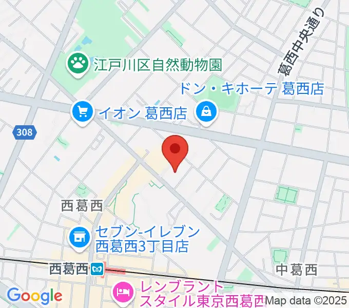 江戸川区スポーツセンターの地図