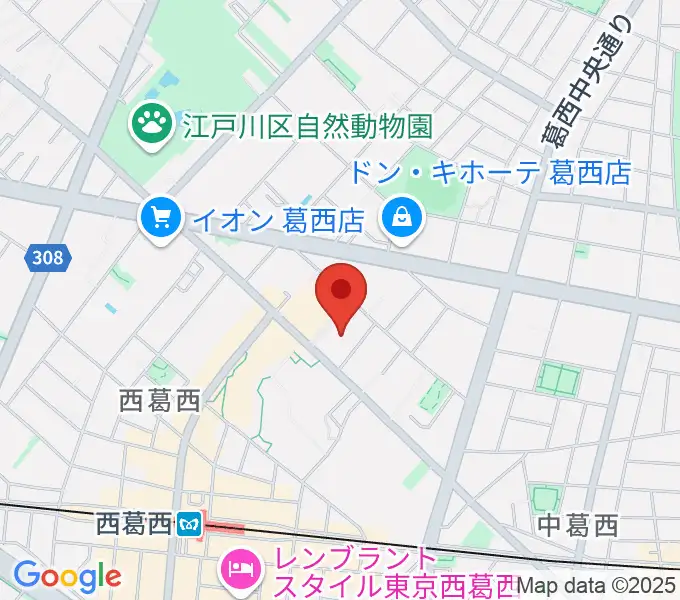 江戸川区スポーツセンターの地図