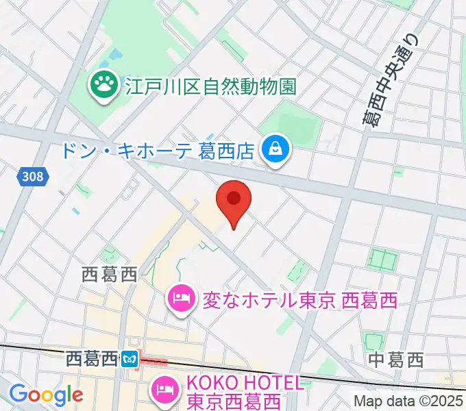 江戸川区スポーツセンターの地図