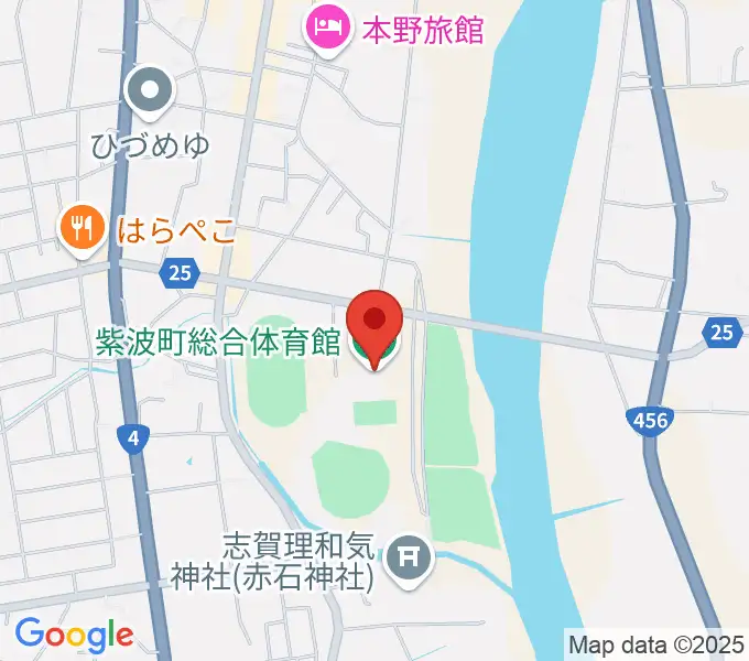 紫波町総合体育館の地図