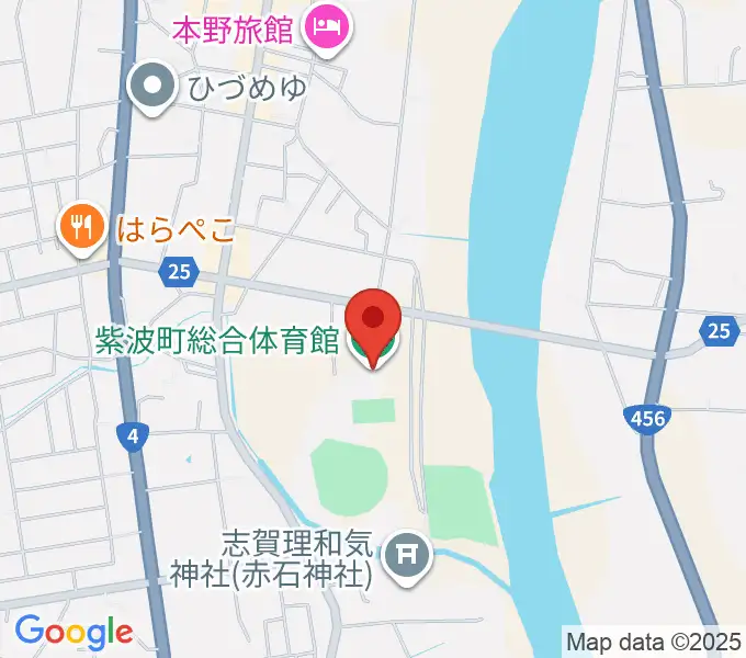 紫波町総合体育館の地図