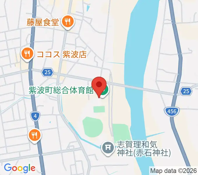 紫波町総合体育館の地図