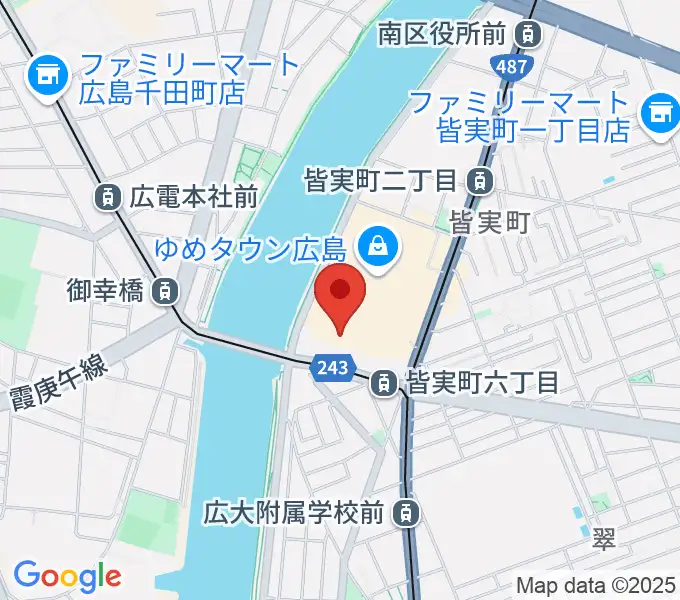 猫田記念体育館の地図