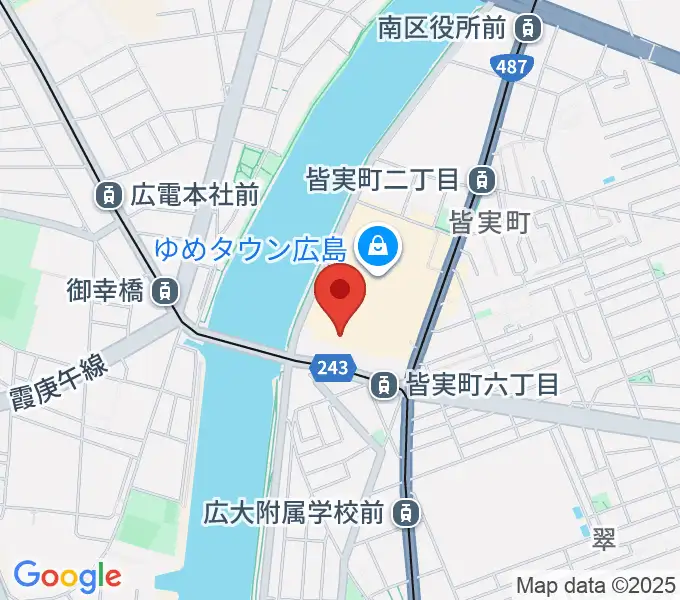 猫田記念体育館の地図
