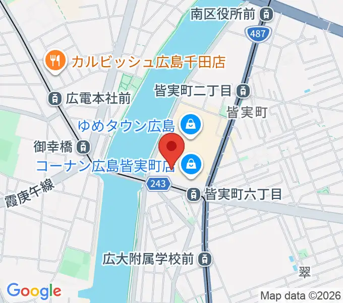猫田記念体育館の地図