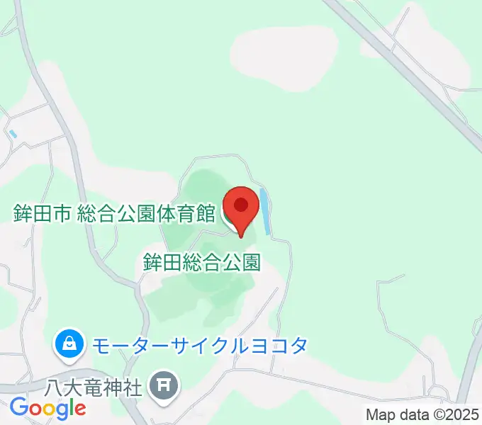 鉾田市総合公園体育館の地図