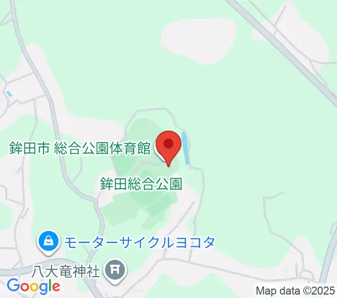 鉾田市総合公園体育館の地図