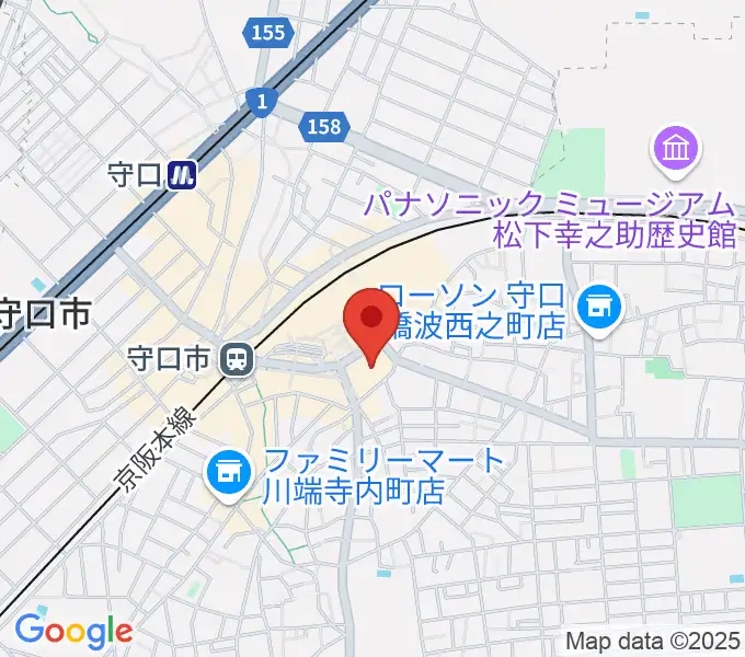 守口市民体育館の地図