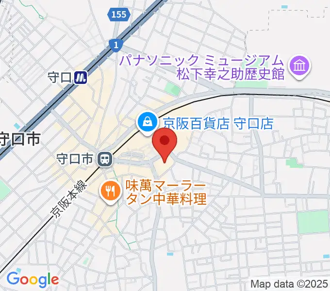 守口市民体育館の地図