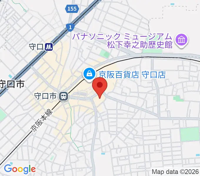 守口市民体育館の地図