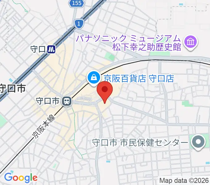 守口市民体育館の地図