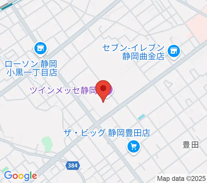 ツインメッセ静岡の地図