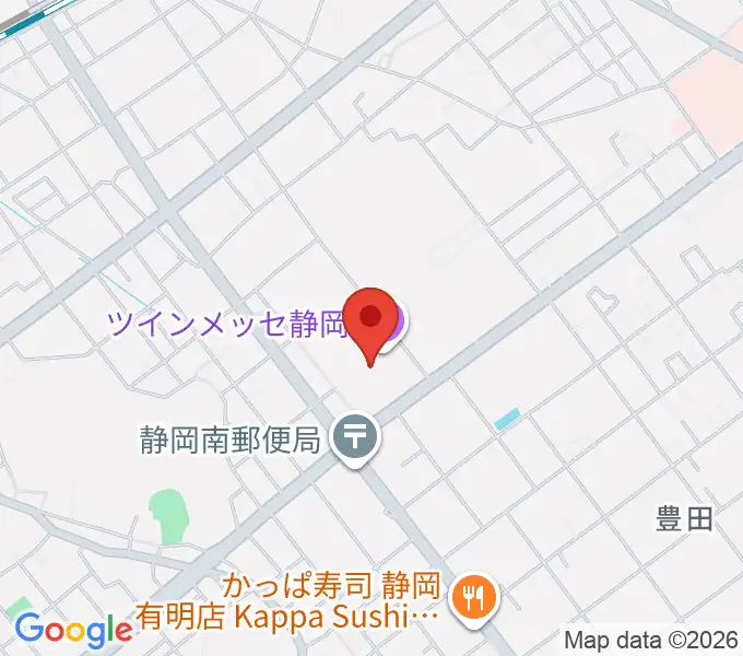 ツインメッセ静岡の地図