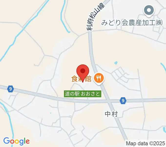 フラップ大郷21の地図