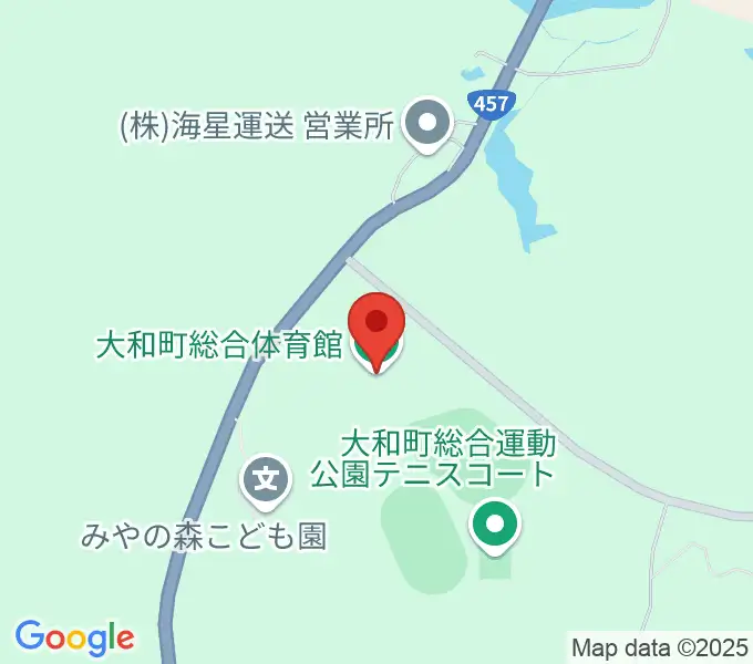 大和町総合体育館の地図