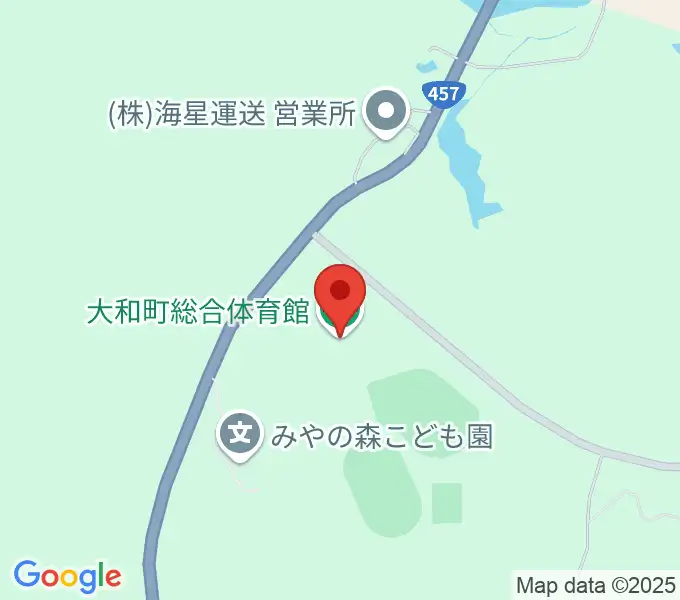 大和町総合体育館の地図