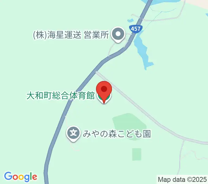 大和町総合体育館の地図