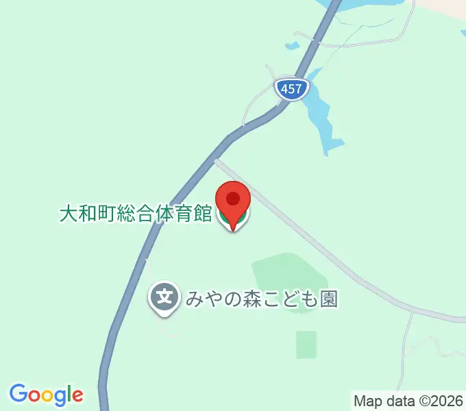 大和町総合体育館の地図