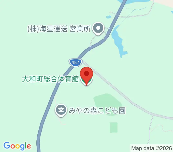 大和町総合体育館の地図