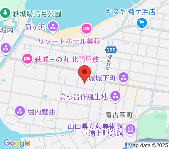 萩博物館の地図