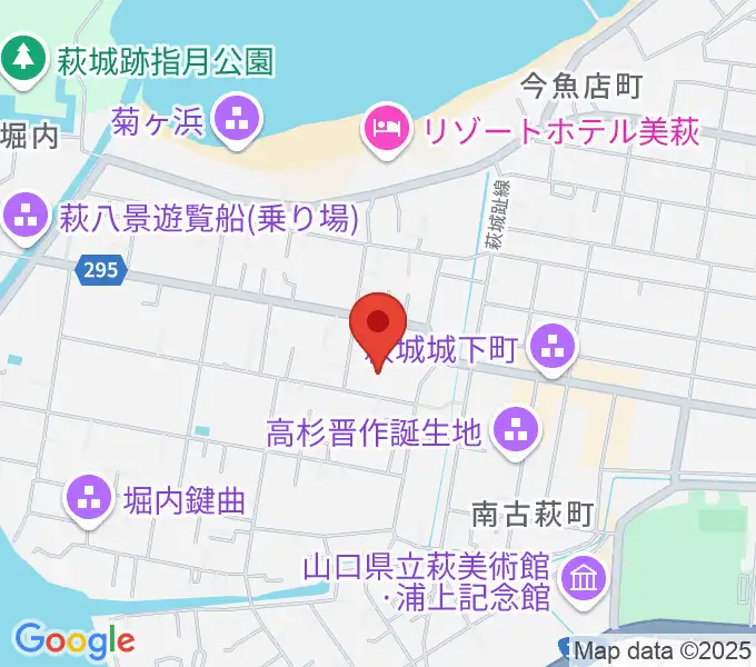 萩博物館の地図