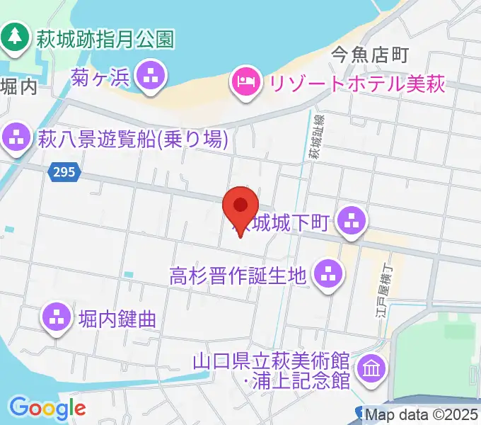 萩博物館の地図