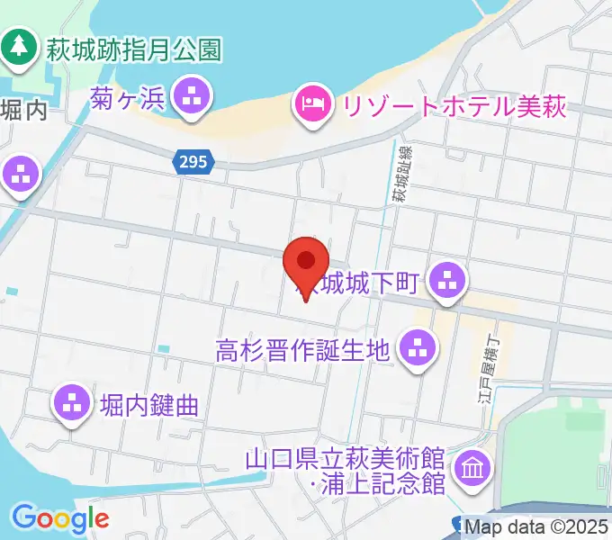 萩博物館の地図