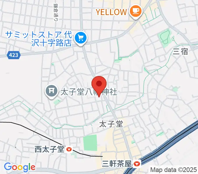 三軒茶屋クロスロードスタジオの地図
