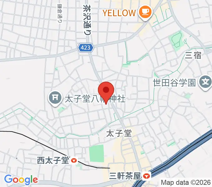 三軒茶屋クロスロードスタジオの地図