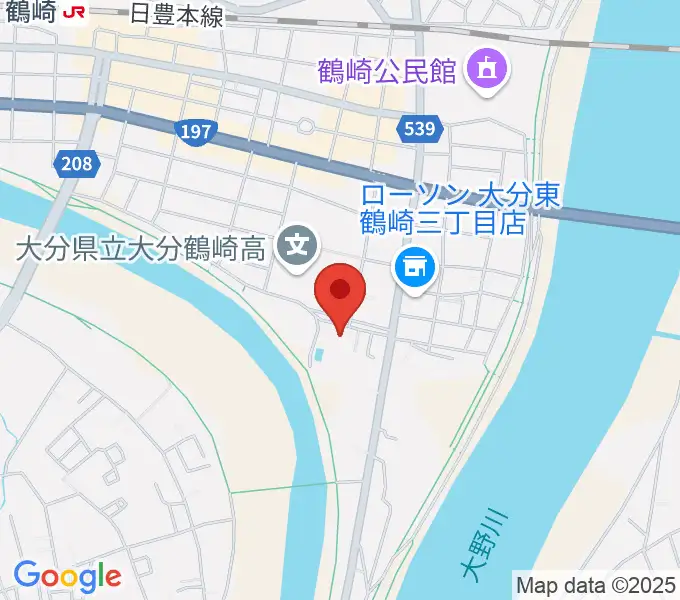 毛利空桑記念館の地図